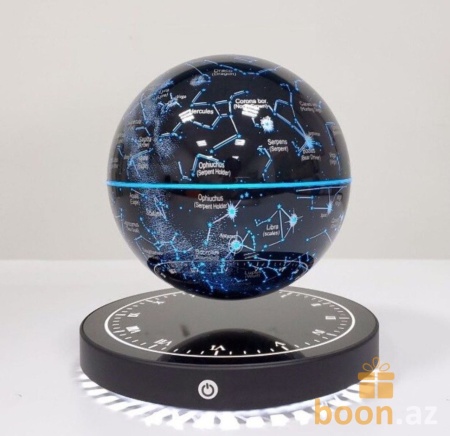 Левитирующий глобус с подсветкой "Звездное небо"